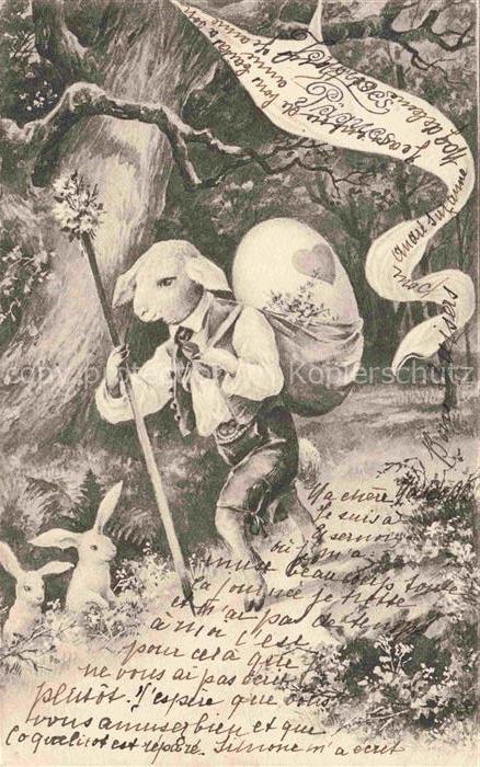 Ostern Easter Paques Pasqua-- Hasen Lamm