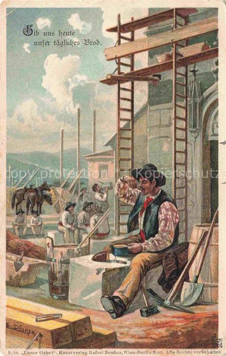 DoeCKER E. Kuenstlerlitho Bauarbeit