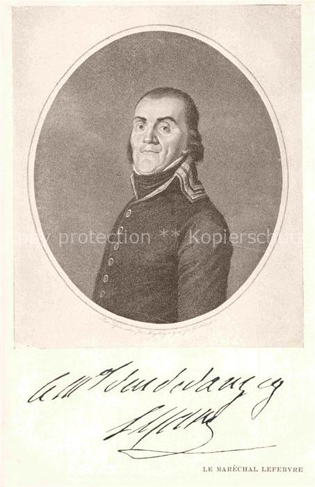 Adel Frankreich France Monarchie Marechal Lefebvre