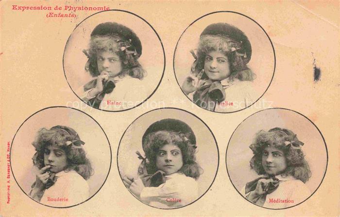 Kinder Child Enfants Physionomie