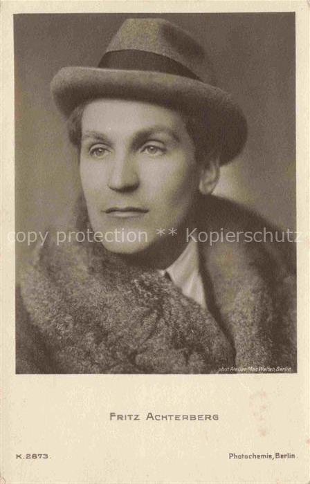 Actor SchauspielerIN Acteur Acrtrice Attore Attrice-- Fritz Achterberg Berlin
