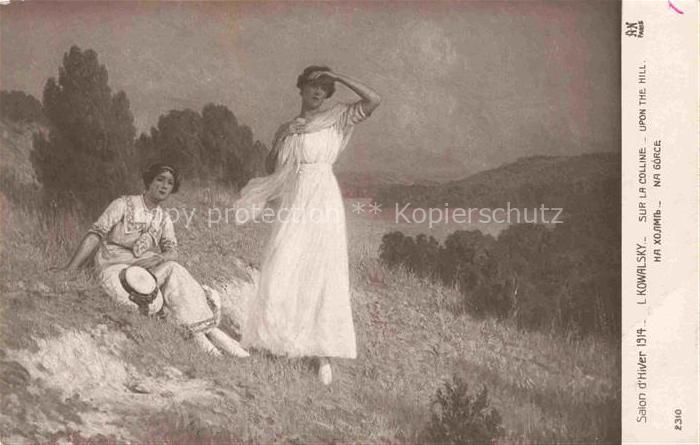 KOWALSKY L. Kuenstlerkarte Gorce sur la Colline