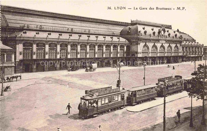 Strassenbahn Tramway-- Lyon Gare Brotteaux