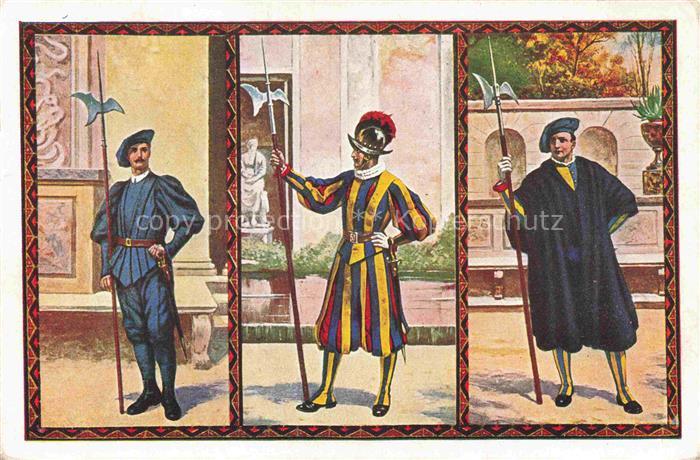 Schweizer Garde Guardia Svizzera Leibgarde Comandente