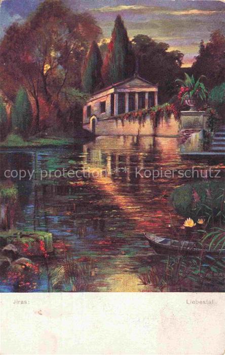 JIRAS A. Kuenstlerkarte Liebestal