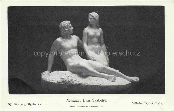 JERICHAU Skulpturen Evas Skabelse