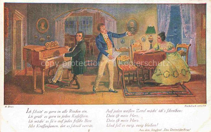 SCHUBERT Franz (1797-1828) Komponist Piano