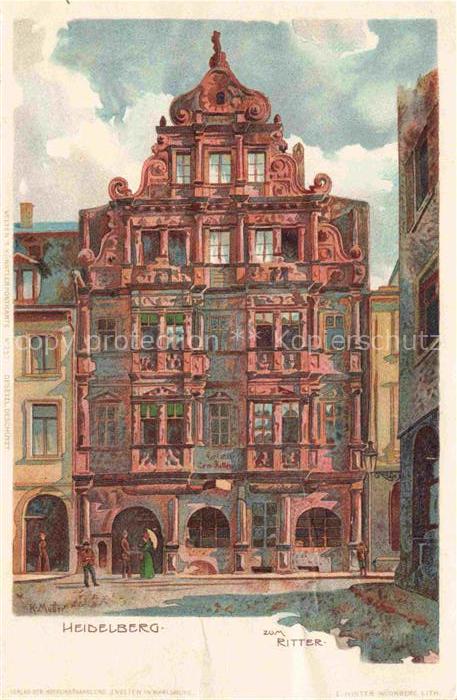 Mutter Karl Kuenstlerlitho Heidelberg Ritter