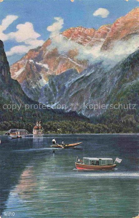 WIRO Verlag WIRO Wiedemann Nr. 2387A St.Bartholomae Koenigsee