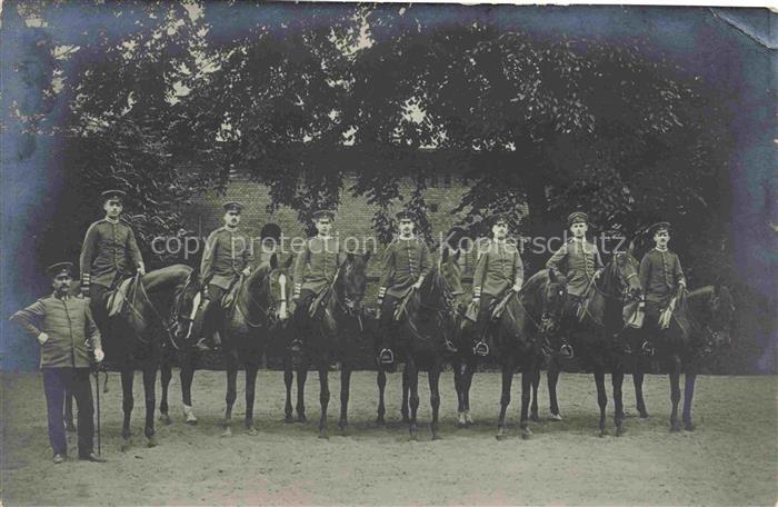 Kavallerie Jaeger zu Pferde WK1 Soldaten