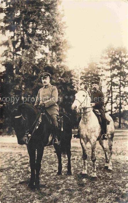 Kavallerie Jaeger zu Pferde WK1 Soldaten