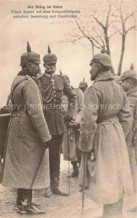 Wilhelm II Adel Preussen Monarchie pickelhaube Krieg Osten Kaiser Insterburg Gum