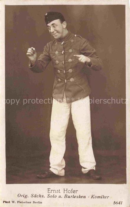 Komiker Comedian-- Ernst Hofer Berlin