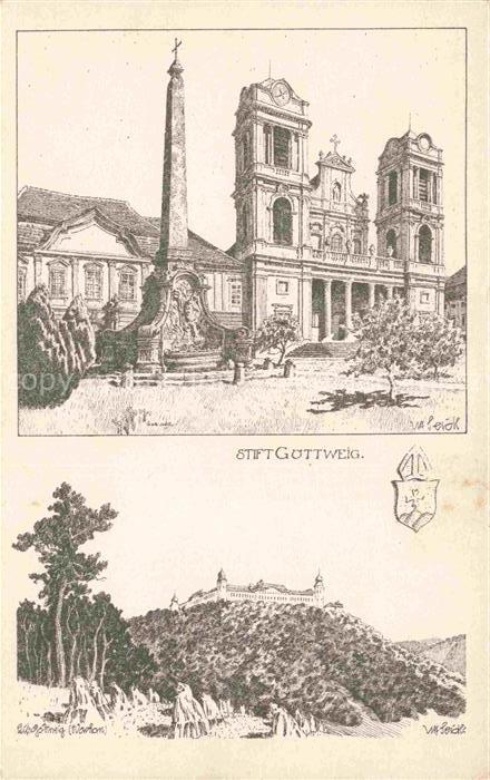 SEIDL Ulf Kuenstlerkarte Goettweig Wachau