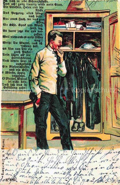 Mode Clothing Vetement Ropa Capo-- verlag W. Steinberg kleiderschrank