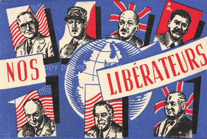 Politik Liberateurs USA England UK Frankreich