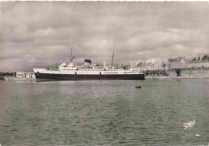 Dampfer Oceanliner Falaise Saint Malo Hersey