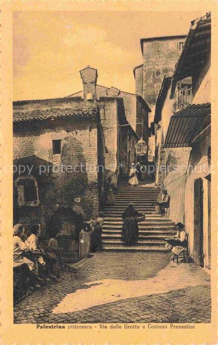 Palestrina Roma Lazio IT Via delle Grotte e Costumi Prenestini