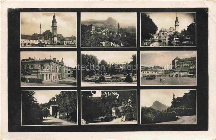 Bilin Bilina Sauerbrunn CZ Orts und Teilansichten
