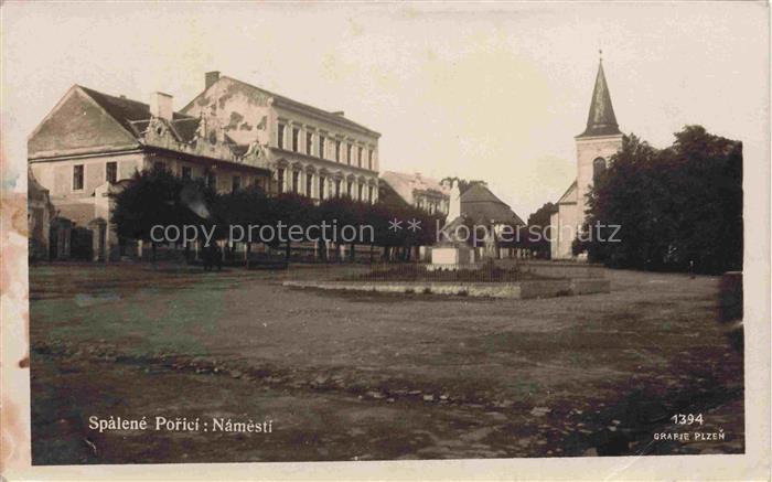 Spalene Porici Brennporitschen Blovice Blowitz CZ Namesti