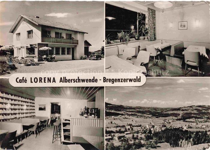Alberschwende Vorarlberg AT Cafe Lorena Gastraeume Panorama