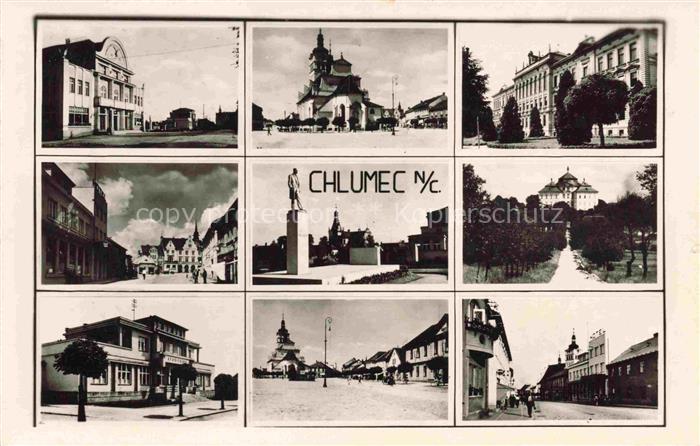 Chlumec Cidlinou Chlumetz Zidlina CZ Orts und Teilansichten