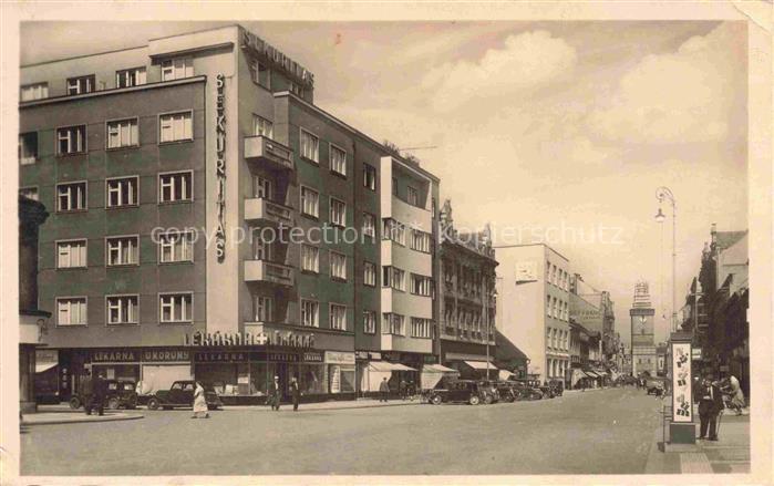 PARDUBICE Pardubitz CZ Strassenpartie