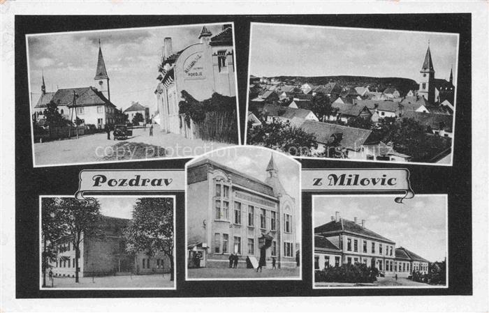 Milovic Milovice Milowitz CZ Teilansichten Panorama