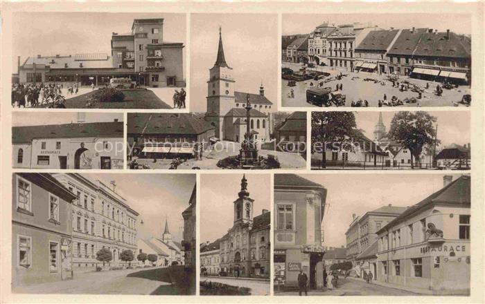 Rokycany Rokitzan CZ Ortsansichten Kirche