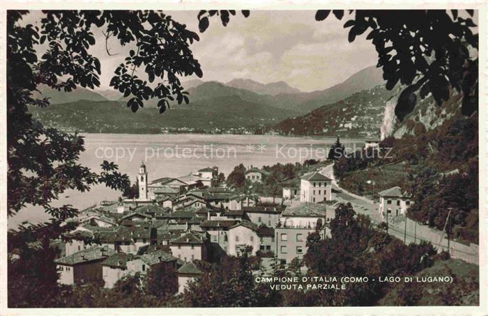 Campione d Italia Lagi di Lugano Lombardia  IT Veduta parziale