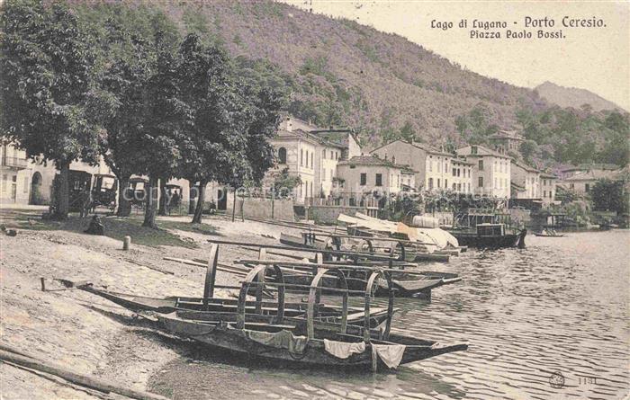 Porto Ceresio Lago di Lugano IT Piazza Paolo Bossi