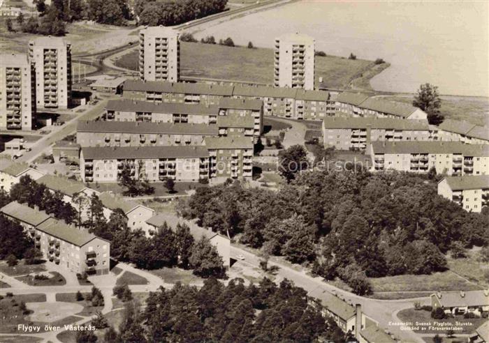 Vaesteras Sweden Fliegeraufnahme