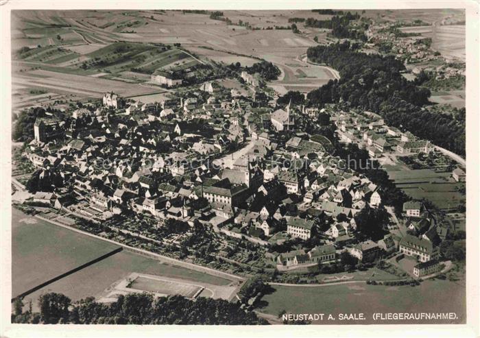 Neustadt Saale Fliegeraufnahme