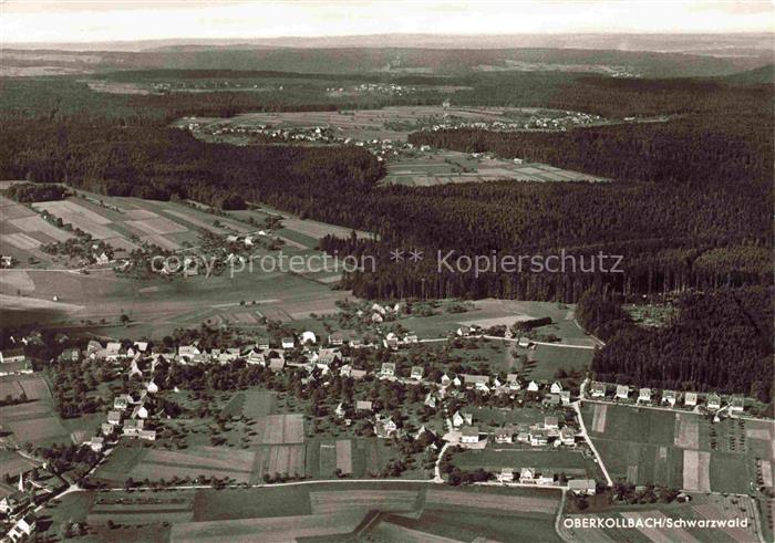 Oberkollbach Fliegeraufnahme mit Gasthof Pension zum Hirsch