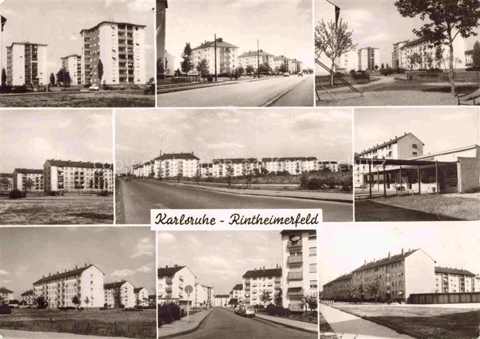 Rintheimerfeld Karlsruhe Baden Teilansichten