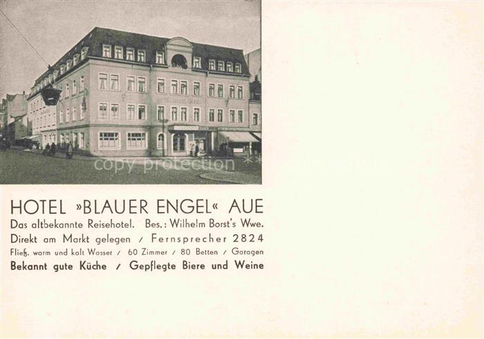 AUE Erzgebirgskreis Sachsen Hotel Blauer Engel