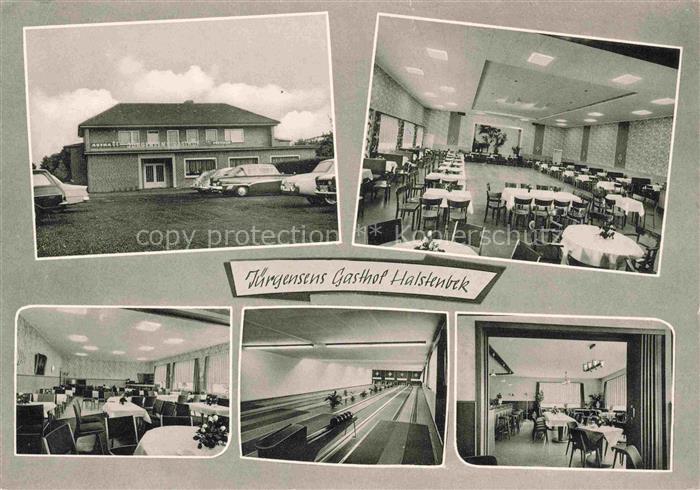 Halstenbek Holstein Juergensens Gasthof Gastraeume Kegelbahn