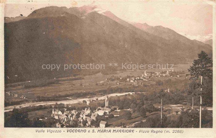 Vocogno Vigezzo Val Malseco Piemont IT e Santa Maria Maggiore Pizzo Ragno