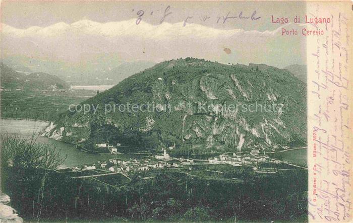 Porto Ceresio Lago di Lugano IT Panorama