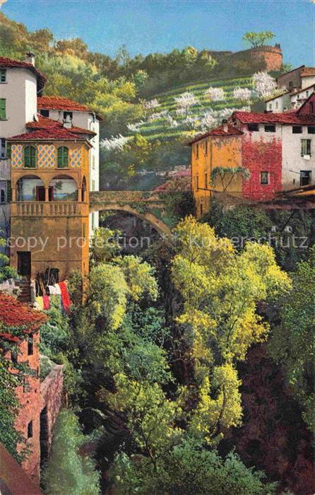 Nesso Lago di Como Lombardia IT Ortsmotiv