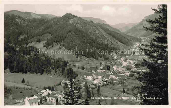 Hohenberg Niederoesterreich AT Panorama Schadeckhoehe
