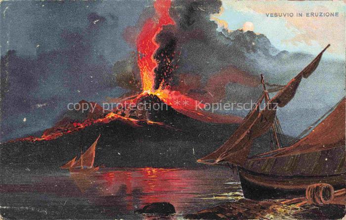 Vesuvio Vulkan Vulcano Volcano Napoli Campania IT in eruzione