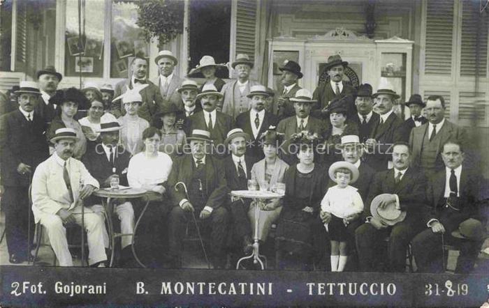 Tettuccio Montecatini Terme Pistoia Toscana IT Montecatini Gruppenaufnahme