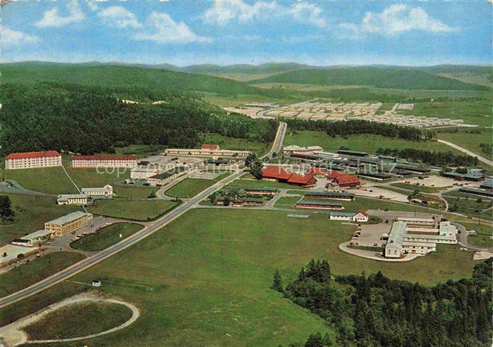 Hohenfels Oberpfalz Truppenuebungsplatz Fliegeraufnahme