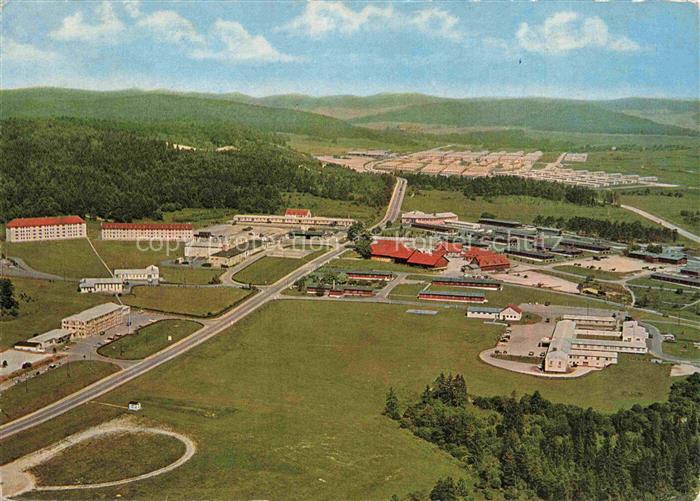 Hohenfels Oberpfalz Truppenuebungsplatz Fliegeraufnahme