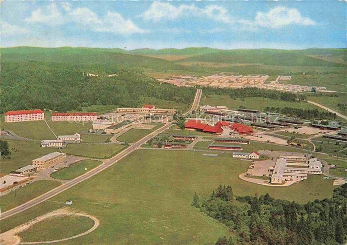 Hohenfels Oberpfalz Truppenuebungsplatz Fliegeraufnahme