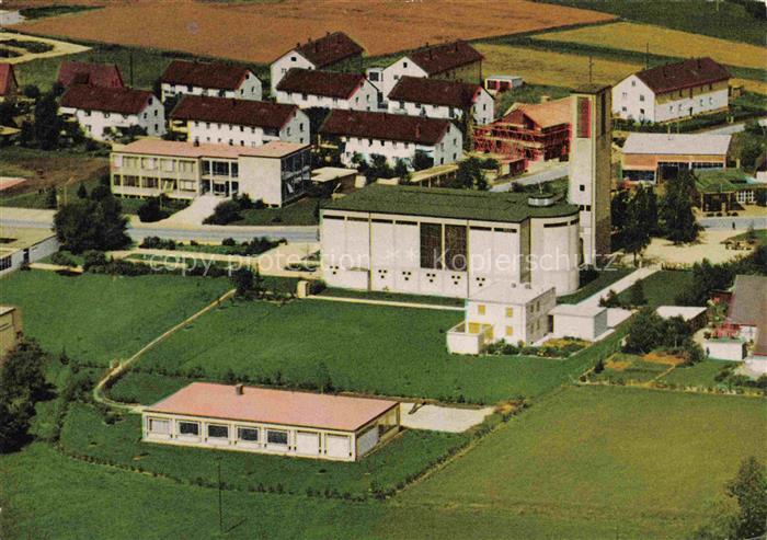 Fischbach NueRNBERG Bayern Heilig Geist Kirche Fliegeraufnahme