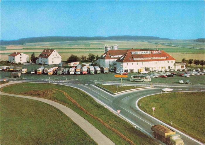 ULM Donau Rasthaus Esso Station Seligweiler Fliegeraufnahme