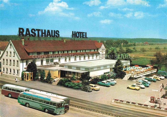 Dornstadt Wuerttemberg Ulm Hotel Rasthaus Chaussee Fliegeraufnahme