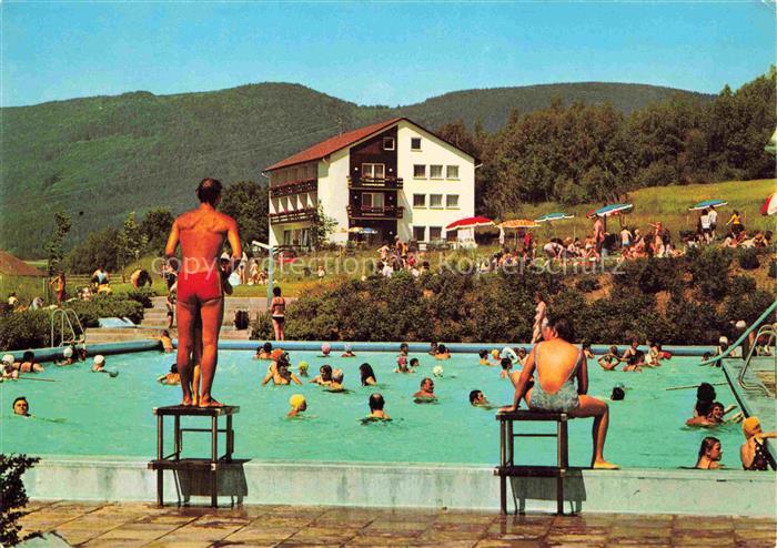 Grafenwiesen Cham Bayern Cafe Pension Birkenhof Schwimmbad